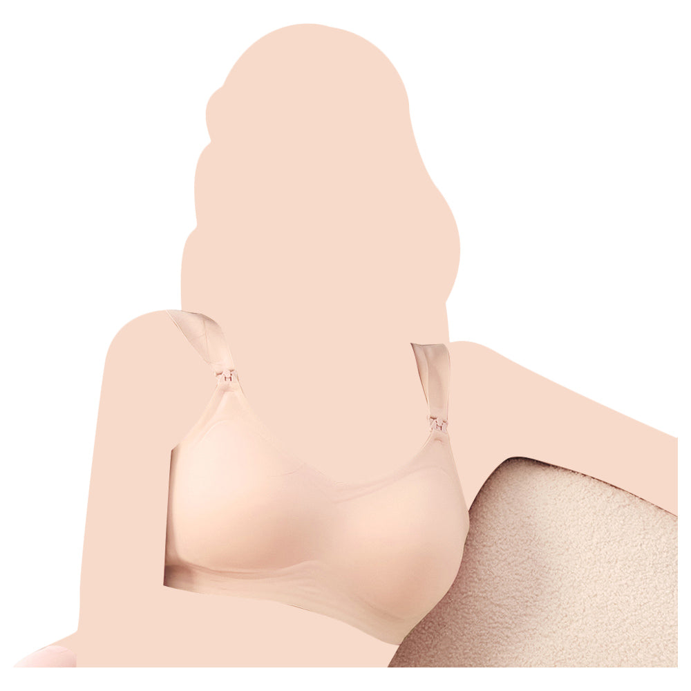 SUNVENO Maternity Feeding Bra - Skin - M