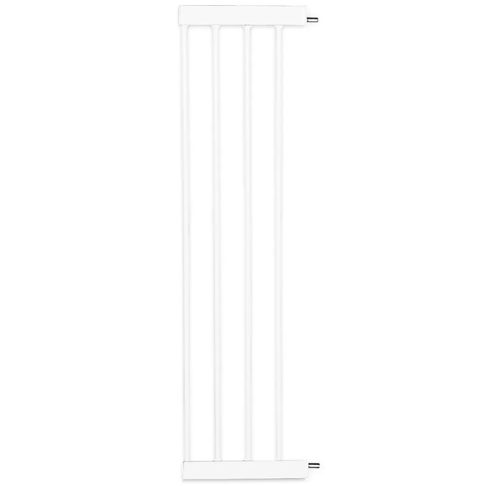 Baby Safe - Metal Safety LED Gate with 20cm Extension - White