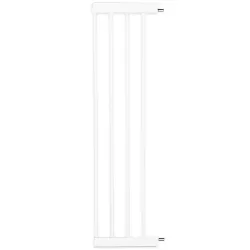 Baby Safe - Metal Safety LED Gate with 20cm Extension - White