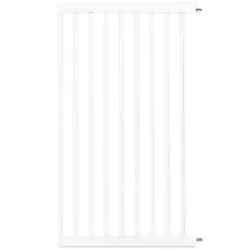 Baby Safe - Metal Safety LED Gate with 45cm Extension - White