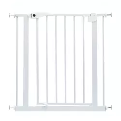 Baby Safe - Metal Safety Gate with 10cm Extension - White