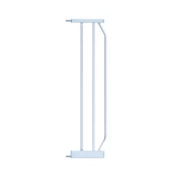 Baby Safe - Metal Safety Gate with 20cm Extension - White