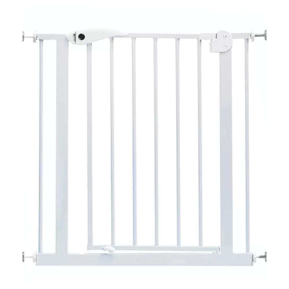 Baby Safe - Metal Safety Gate with 20cm x 2 Extension - White