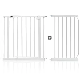 Baby Safe - Metal Safety Gate with 45cm Extension - White