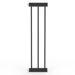 Baby Safe Wooden Safety Gate w/t 21cm Black Extension - Natural Wood