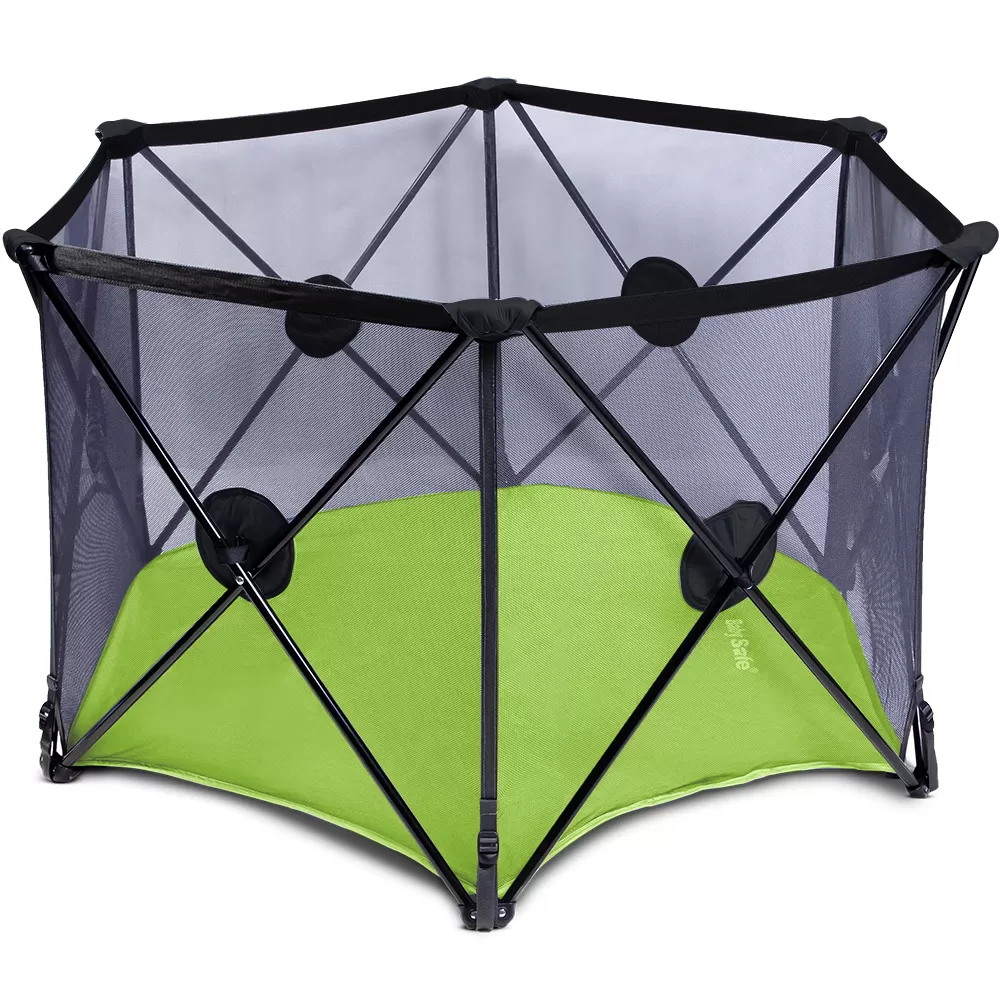 Baby Safe Foldable Playard - Green