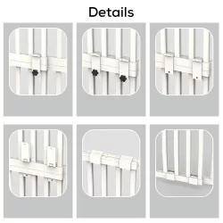 Baby Safe - Gate Extension 40cm Tall Metal Safety Gate - White