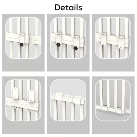 Baby Safe - Gate Extension 40cm Tall Metal Safety Gate - White