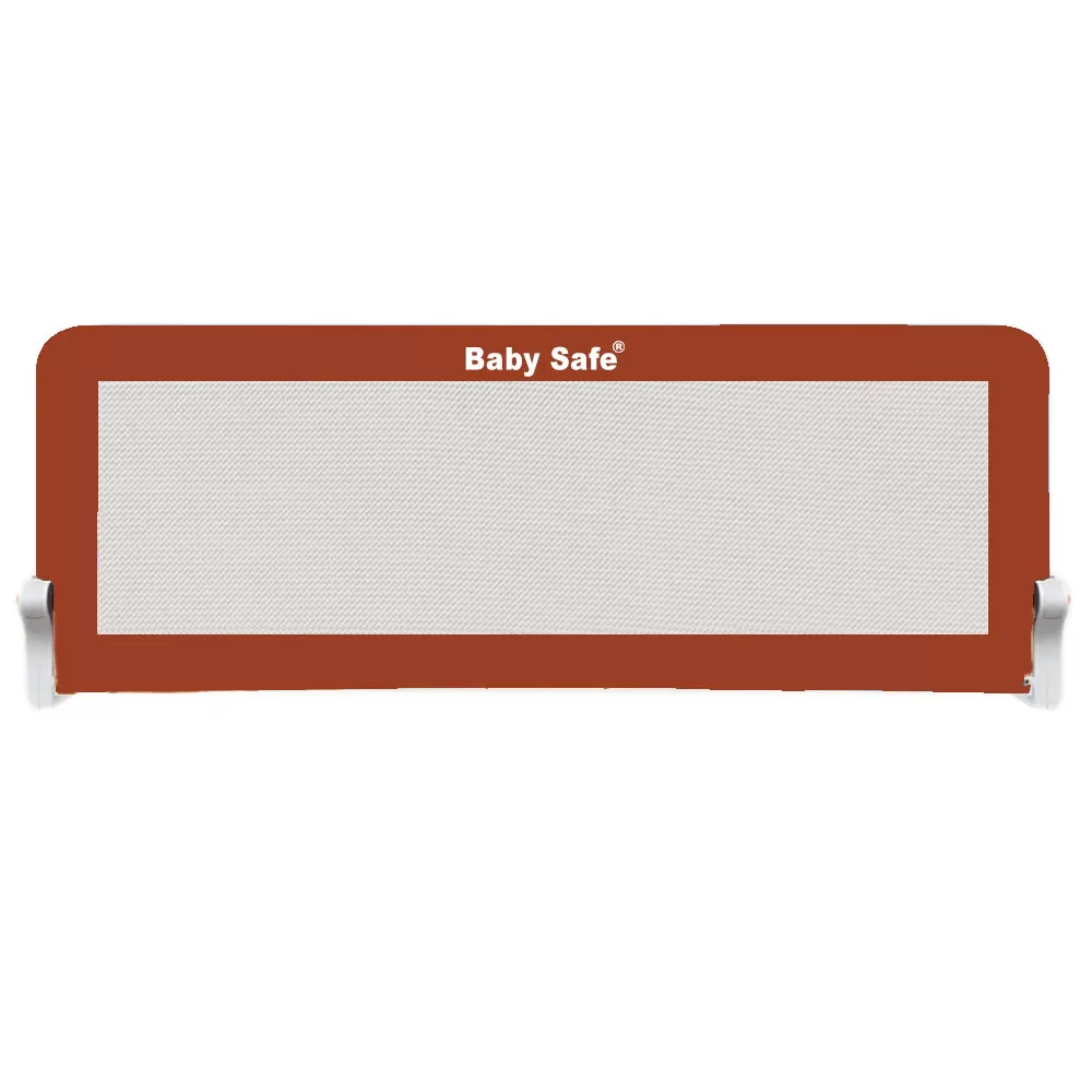 Baby Safe Safety Bed Rail XL-(150X42cm) BROWN