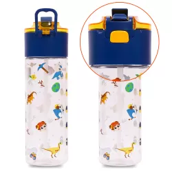 Eazy Kids Lunch Bag and Activity Backpack Set of 3 Dinosaur-Blue