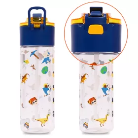 Eazy Kids Lunch Bag and Activity Backpack Set of 3 Dinosaur-Blue