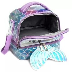 Eazy Kids Lunch Bag Set of 3 Mermaid-Purple