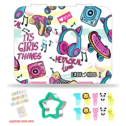 Eazy Kids Back to School Combo Set of 4 It's Girl Thing-Pink