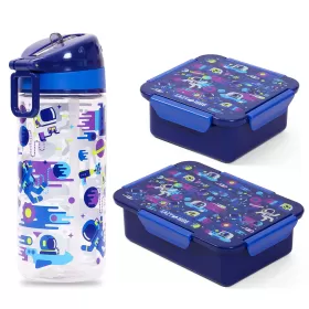 Eazy Kids Back to School Combo Set of 6 Space-Blue