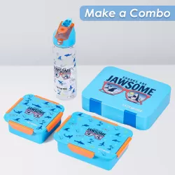 Eazy Kids Lunch Box Set Jawsome-Blue