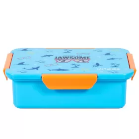 Eazy Kids Lunch Box Set Jawsome-Blue