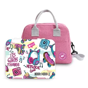 Eazy Kids Bento Box wt Insulated Lunch Bag & Cutter Set-Combo-Its Girls Things