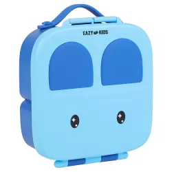 Eazy Kids Bento Box wt Insulated Lunch Bag Combo-Blue