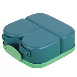 Eazy Kids Bento Box wt Insulated Lunch Bag Combo-Green