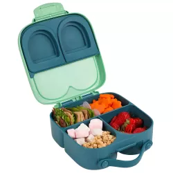 Eazy Kids Bento Box wt Insulated Lunch Bag Combo-Green