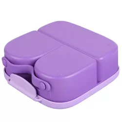 Eazy Kids Bento Box wt Insulated Lunch Bag Combo-Purple