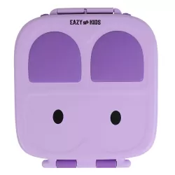 Eazy Kids Bento Box wt Insulated Lunch Bag Combo-Purple