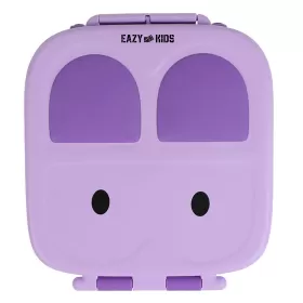 Eazy Kids Bento Box wt Insulated Lunch Bag Combo-Purple