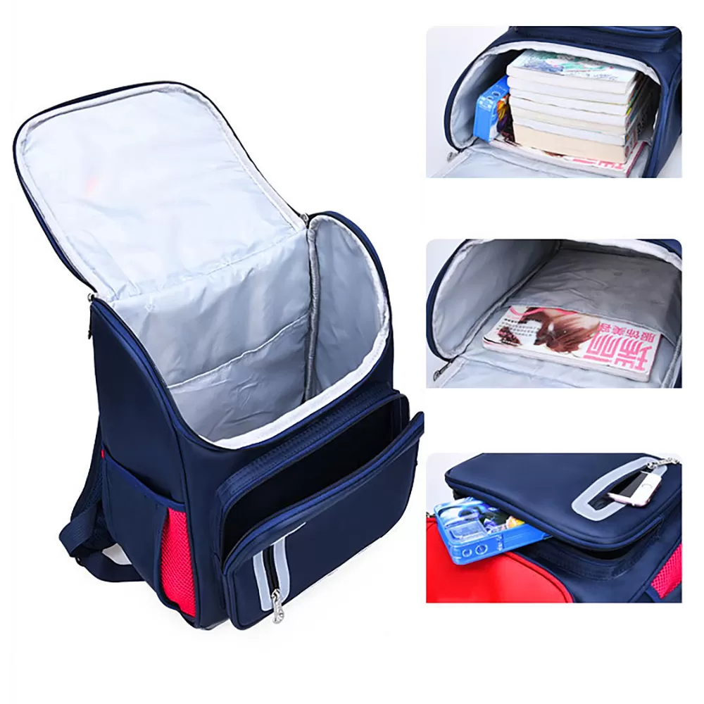 Eazy Kids - Trolley School Bag - Blue