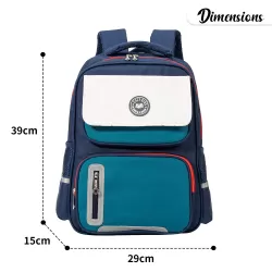 Eazy Kids-School Bag wt Trolley Blue