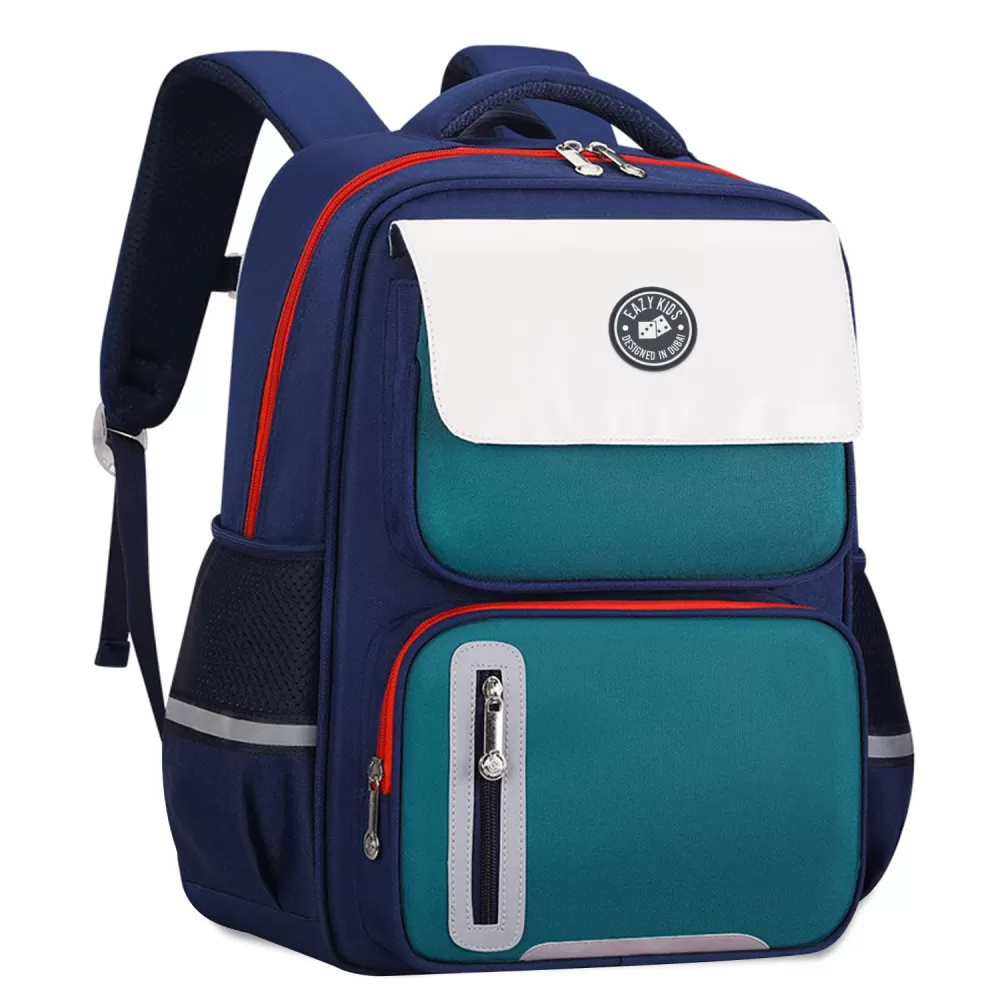 Eazy Kids-School Bag wt Trolley Blue