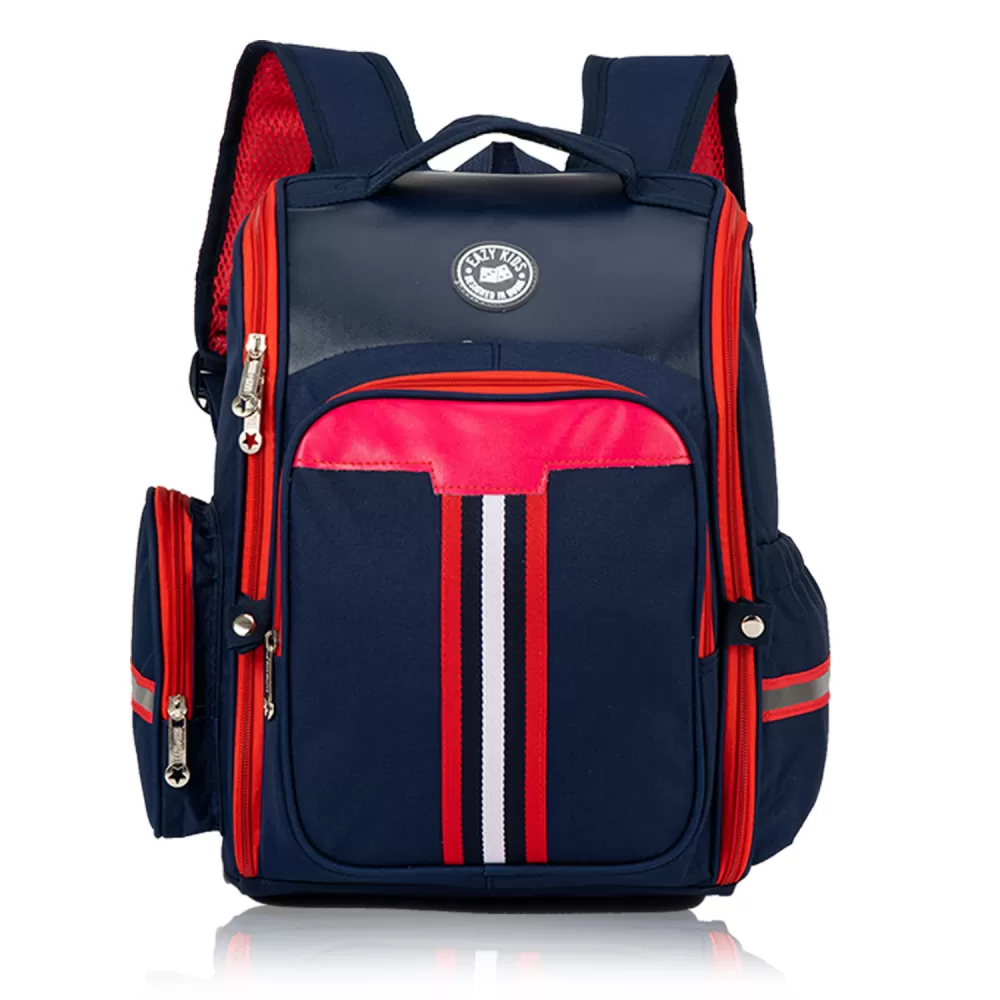 Eazy Kids-School Bag wt Trolley Red Blue