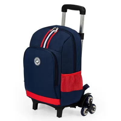 Eazy Kids-School Bag wt Trolley Z Blue