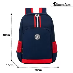 Eazy Kids-School Bag wt Trolley Z Blue