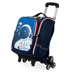 Eazy Kids-School Bag wt Trolley Astronout Blue