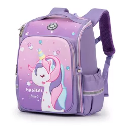 Eazy Kids-School Bag wt Trolley Pink