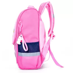 Eazy Kids School Bag Unicorn wt Trolley - Princess Pink