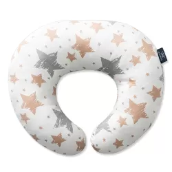 Little Story Soft Breathable fiberfill Newborn Lounger Bed with Baby Nursing and Feeding Pillow - Galaxy