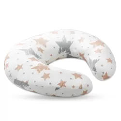 Little Story Soft Breathable fiberfill Newborn Lounger Bed with Baby Nursing and Feeding Pillow - Galaxy