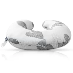 Little Story Soft Breathable fiberfill Newborn Lounger Bed with Baby Nursing and Feeding Pillow - Leaves