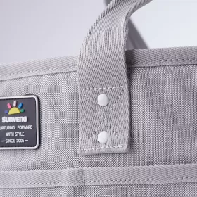 Sunveno Diaper Bag with USB + Diaper Caddy - Grey