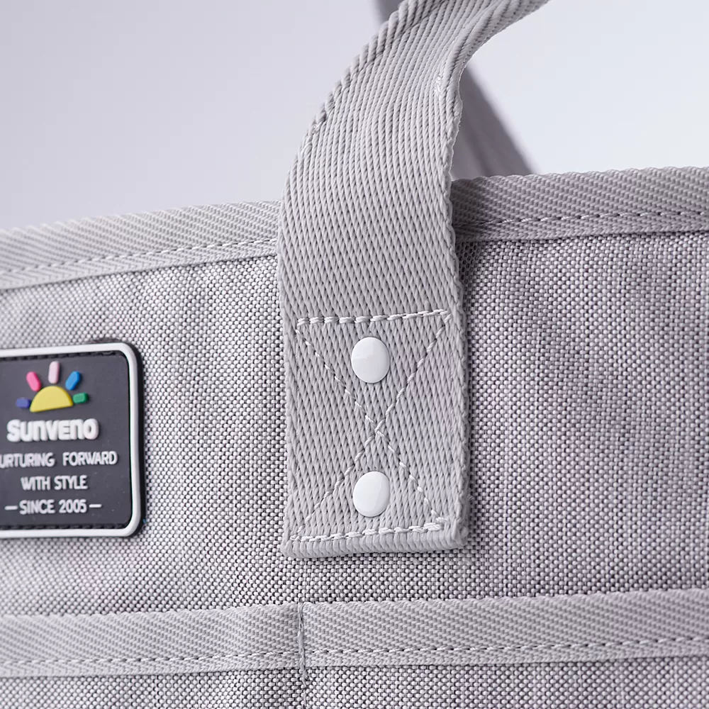 Sunveno Diaper Bag + Diaper Caddy - Nova Grey