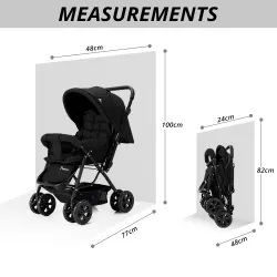 Teknum Reversible Travel System - Black