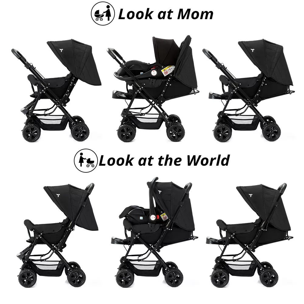 Teknum Reversible Travel System - Black