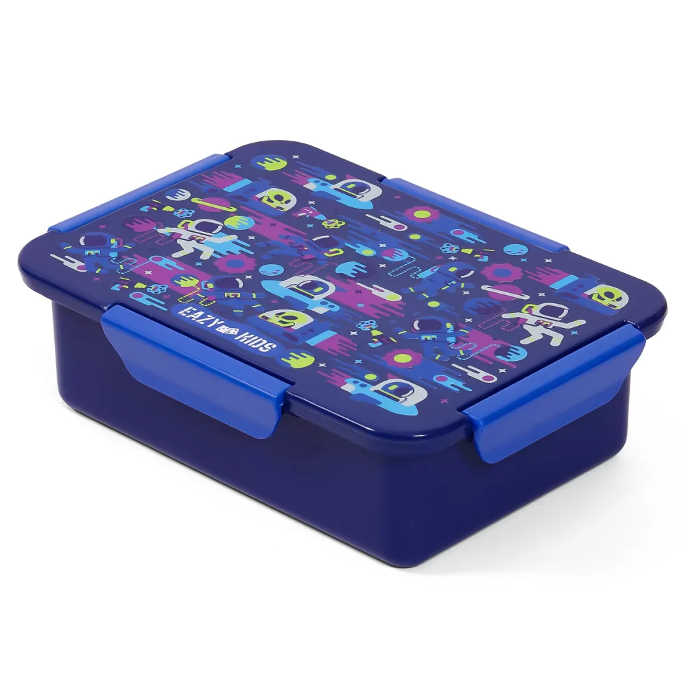 Eazy Kids Lunch Box Set, Astronauts - Blue