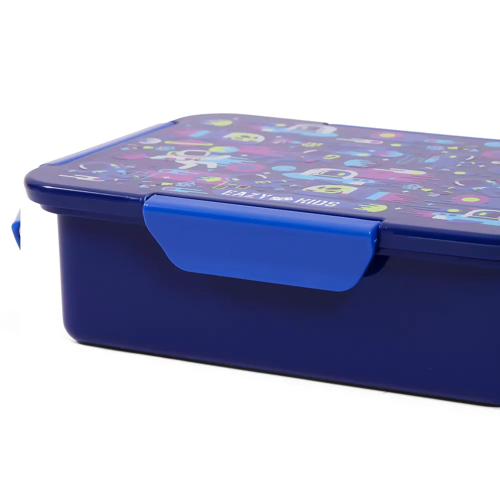 Eazy Kids Lunch Box Set, Astronauts - Blue