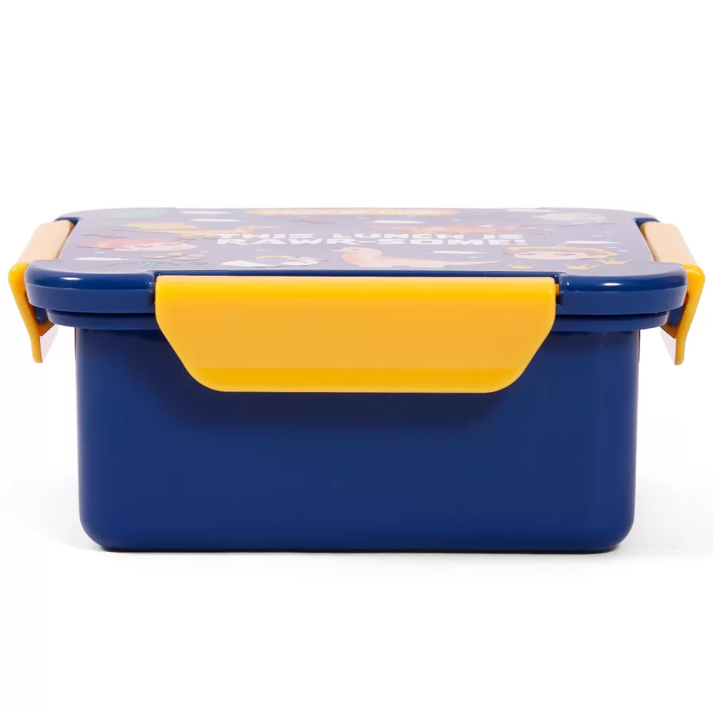 Eazy Kids Lunch Box Set, T-Rex- Blue