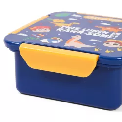 Eazy Kids Lunch Box Set, T-Rex- Blue