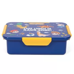 Eazy Kids Lunch Box Set, T-Rex- Blue