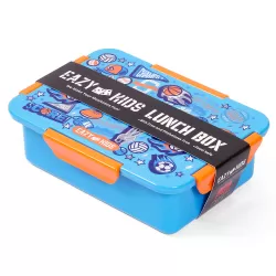 Eazy Kids Lunch Box Set, Soccer - Blue