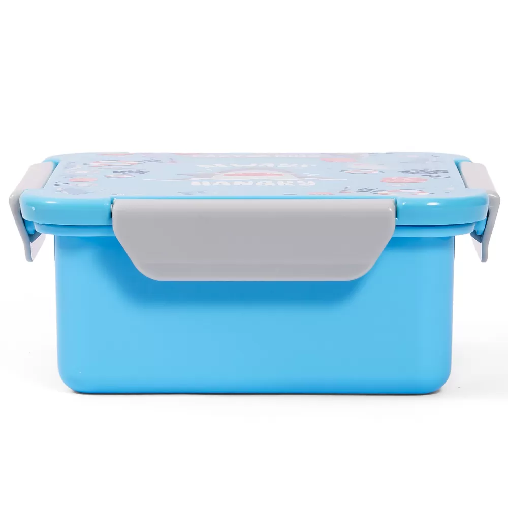 Eazy Kids Lunch Box Set, Shark - Blue